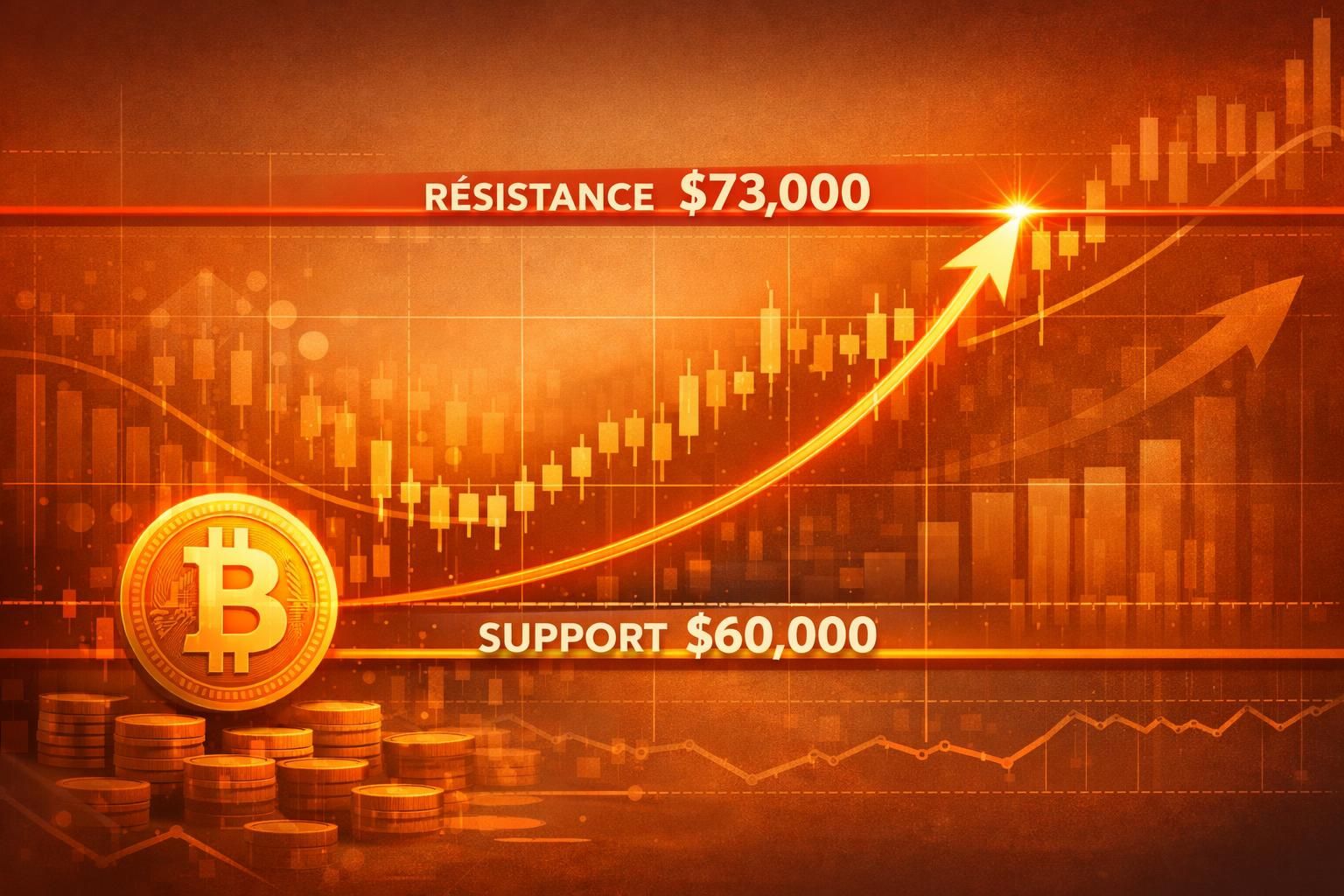 le bitcoin montre un regain de vigueur, cependant les indicateurs techniques continuent de susciter des inquiétudes parmi les investisseurs.