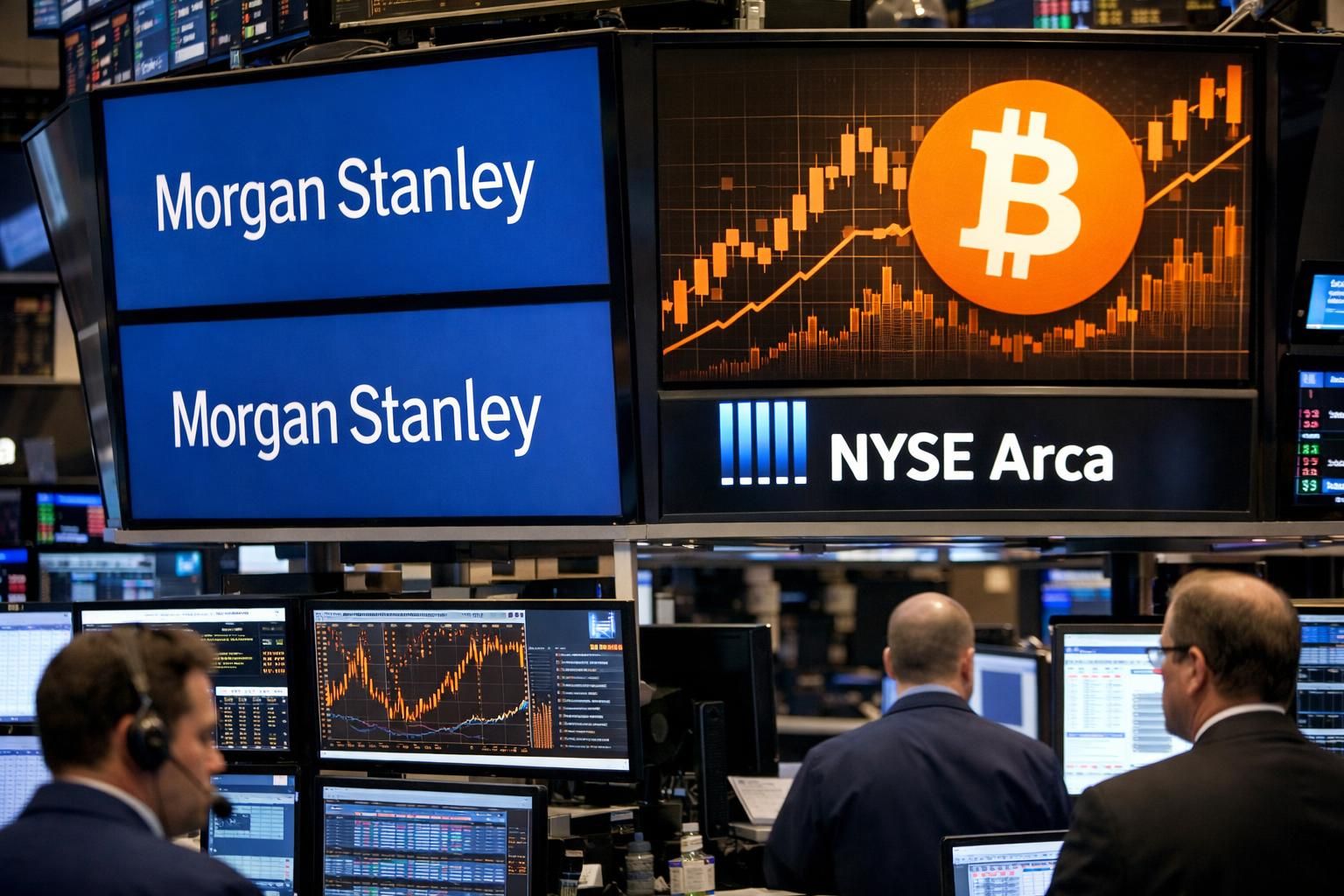 morgan stanley lance son premier etf bitcoin, marquant son entrée sur le marché des cryptomonnaies avec une cotation à la bourse de new york.